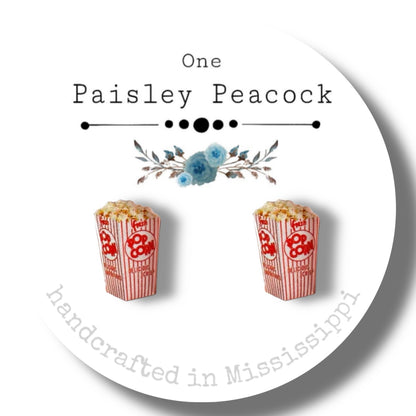 Stud Earrings-popcorn