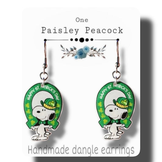 Dangle Earrings-st Patrick’s day