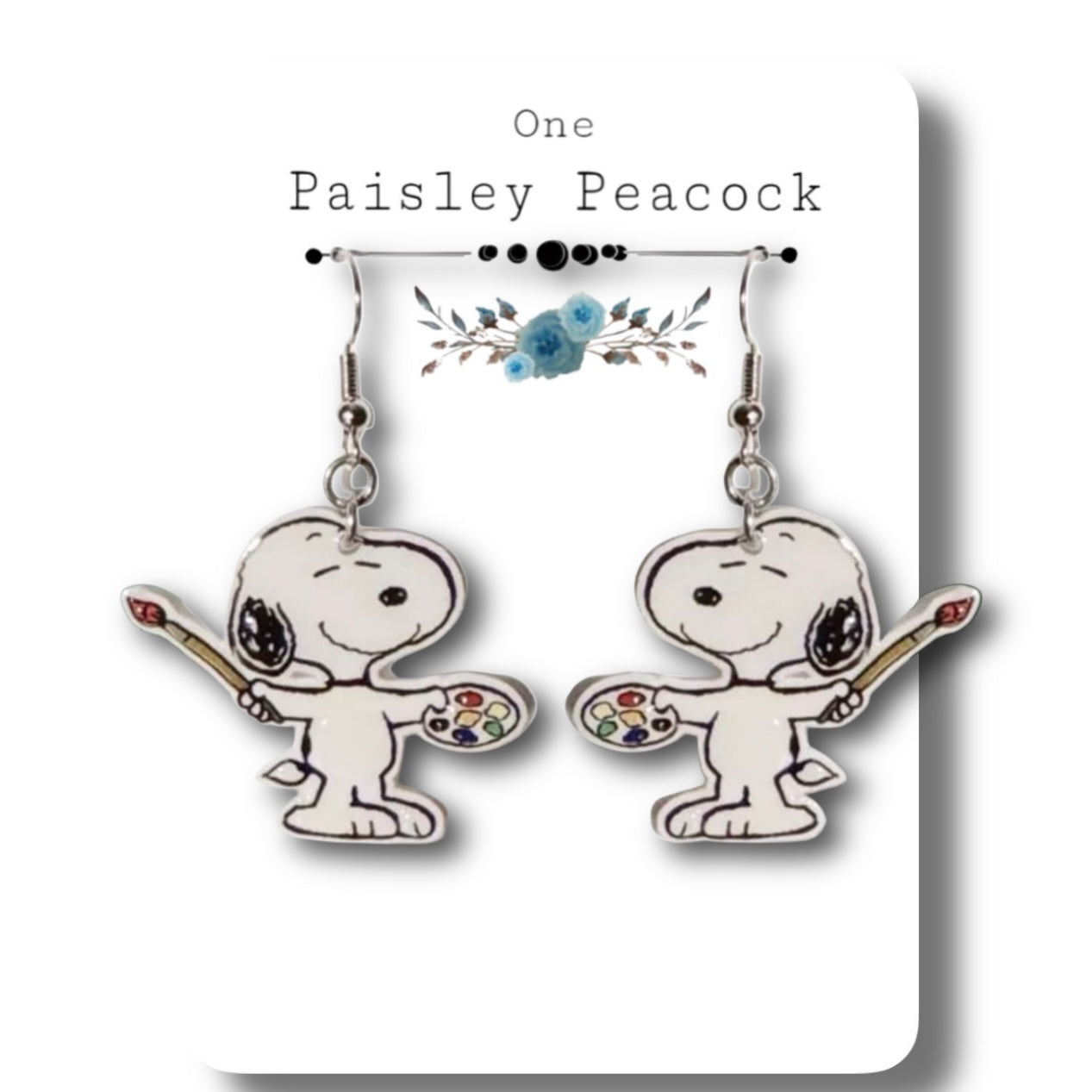 Dangle Earrings-painter