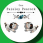 Pokey Puppy cutout inspired stud earrings