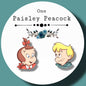 Little Audrey inspired cartoon stud earrings handmade