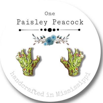 Zombies stud earrings