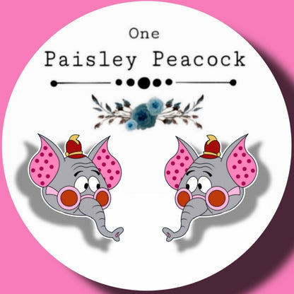 Snorky inspired handmade stud earrings Banana Splits Cartoon