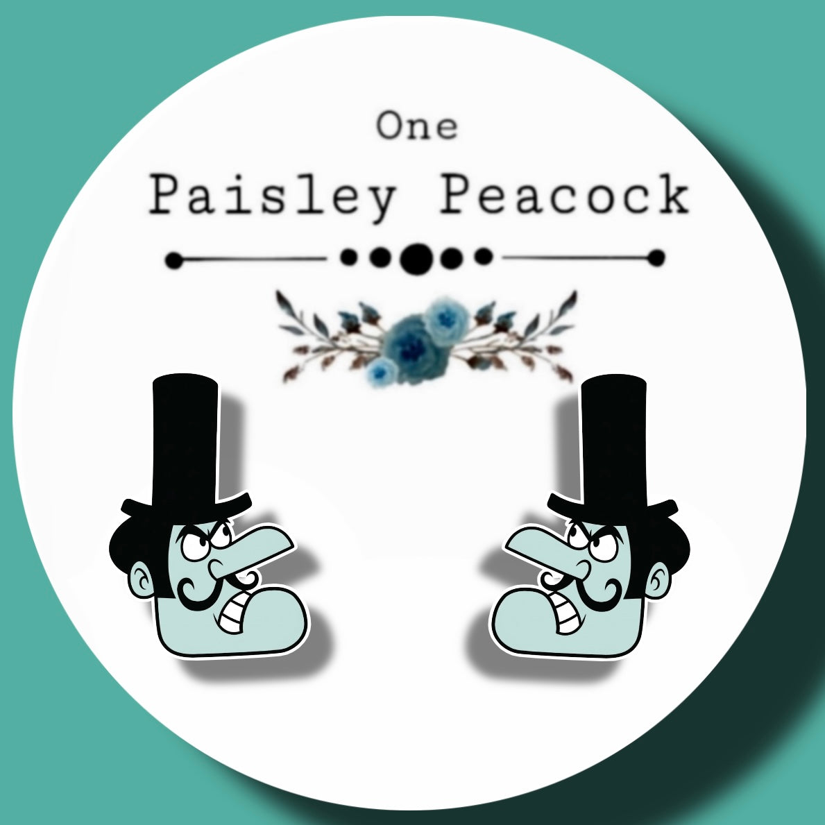 Snidley whiplash inspired stud earrings handmade Dudley Do Right