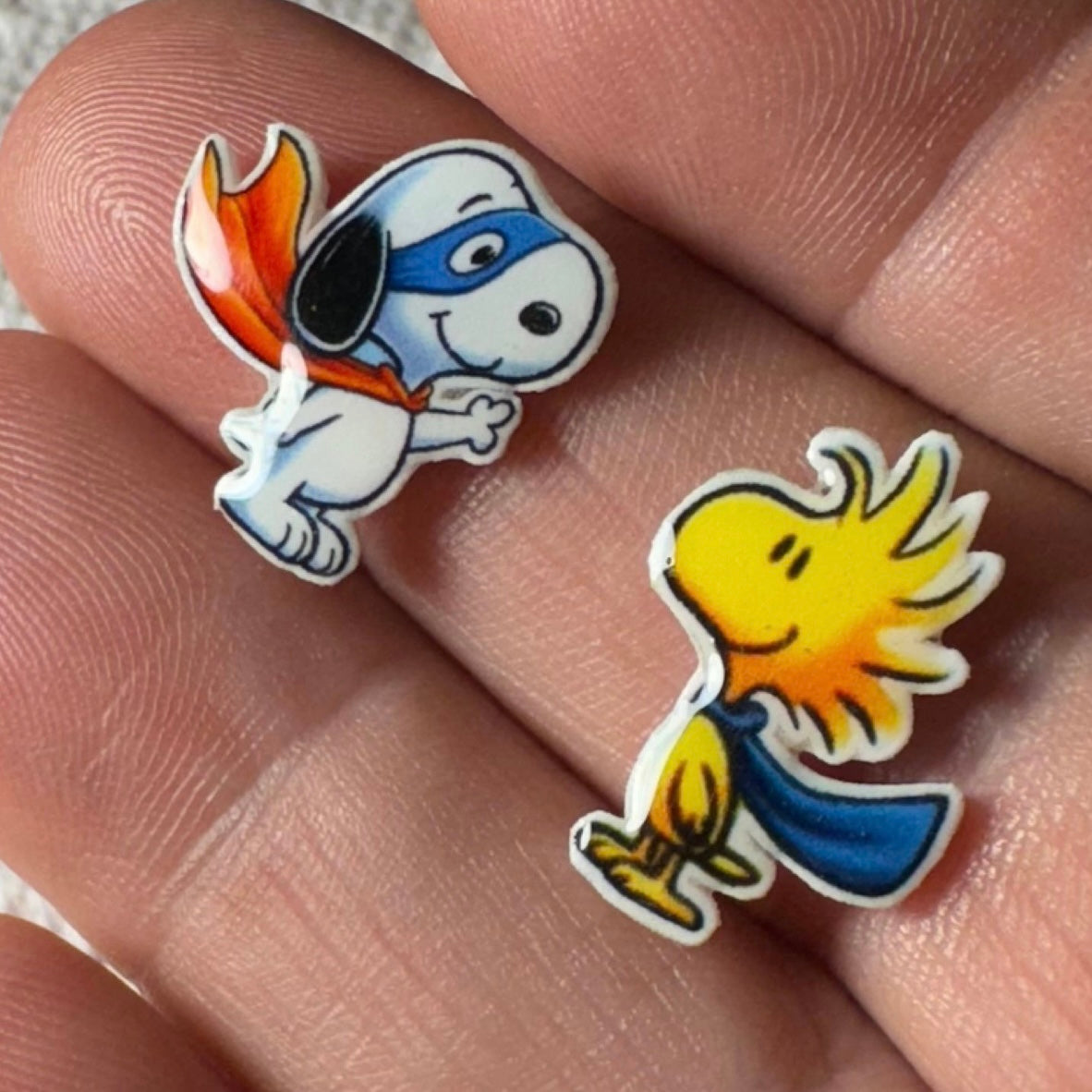 Stud Earrings-snoopy bandit costume