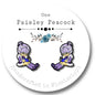 Rainbow Brite stud earrings