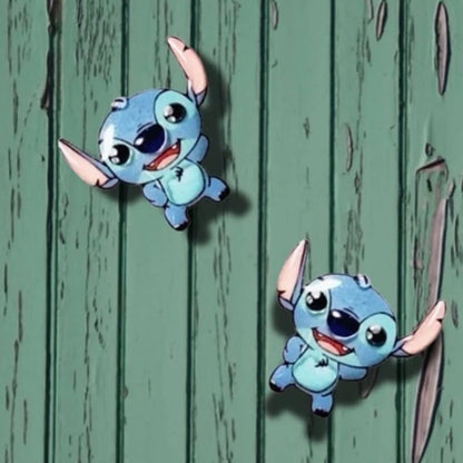 Stud Earrings-stitch
