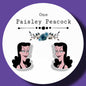 Natasha Fatale inspired stud earrings handmade