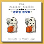 Stud earrings- Snoopy Halloween I Got A Rock