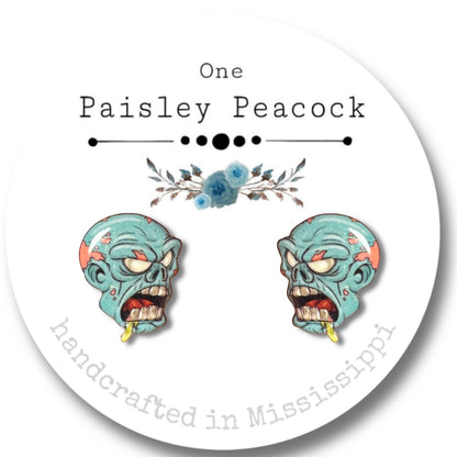 Zombies stud earrings