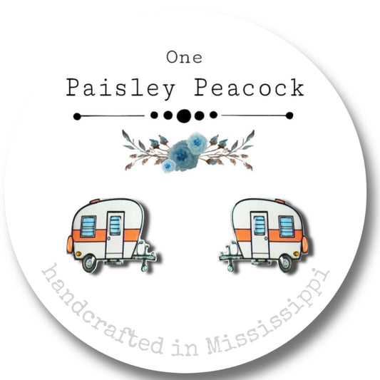 Stud Earrings-camper