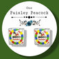 Twister inspired handmade stud earrings board game