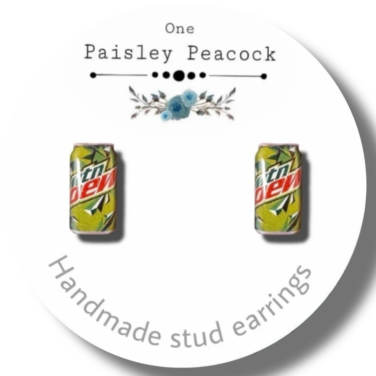 Drink stud earrings