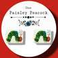 Hungry Caterpillar book inspired stud earrings