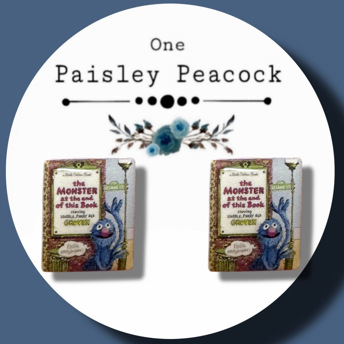 The Monster at the end of this book inspired earrings Grover
