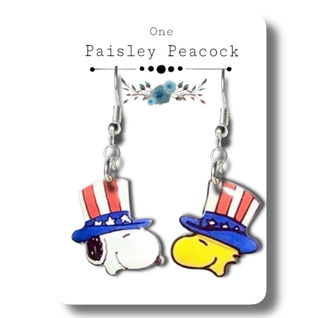 4th of July Independence Day Dangle earrings
