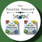 Color monster stud earrings