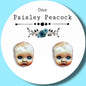 Baby Doll Head stud earrings