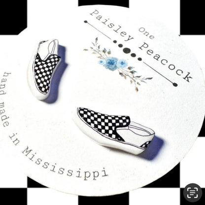 Stud Earrings-vans