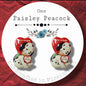 Valentines Day puppy dog vintage card inspired post earrings