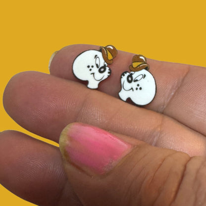 Spooky Ghost inspired stud earrings