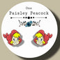 Wendy witch inspired stud earrings cartoon