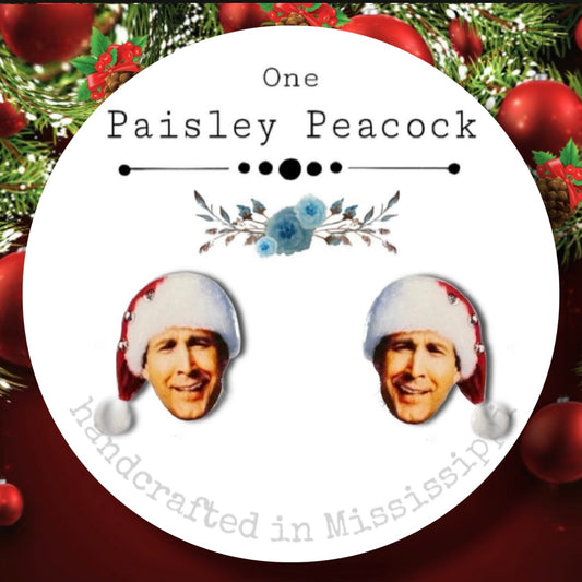 Clark Griswold inspired Stud Earrings Christmas Vacation