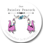 Flintstones stud earrings