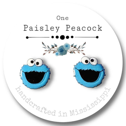 Muppet Babies Sesame Street stud earrings