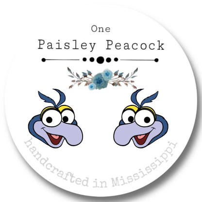Muppet Babies Sesame Street stud earrings