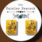 Old yeller stud earrings