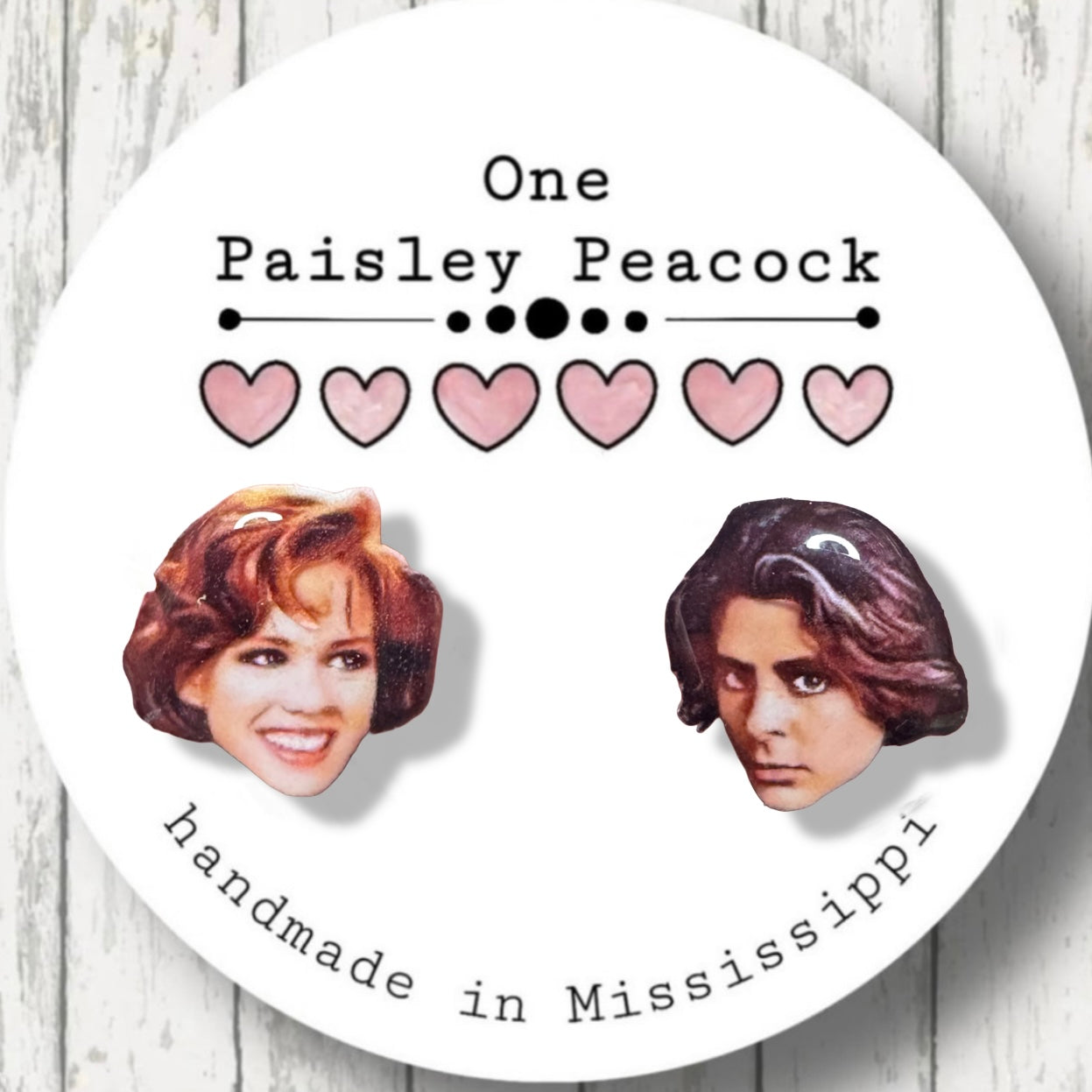 Celebrity earrings-Claire and John inspired Breakfast Club