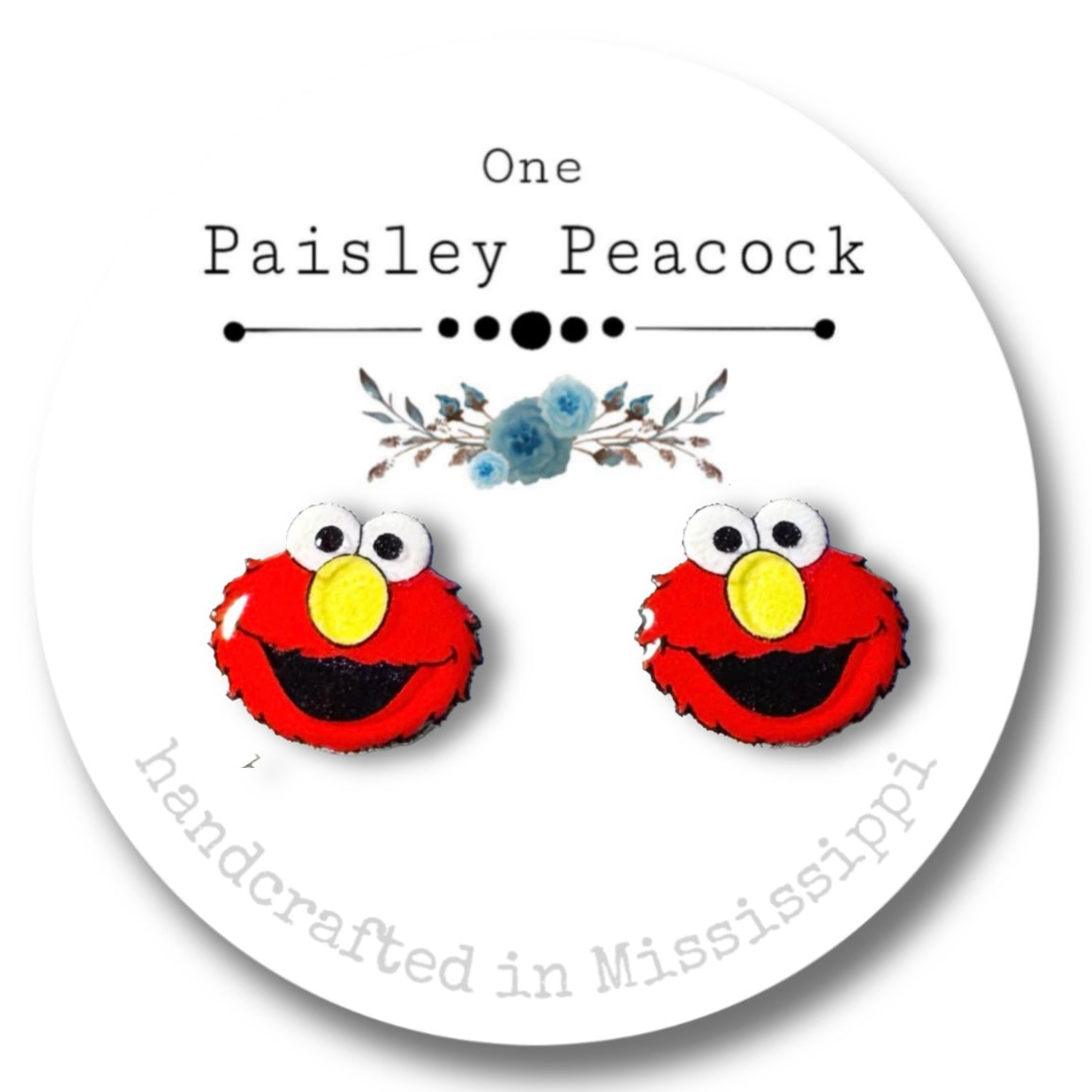 Muppet Babies Sesame Street stud earrings