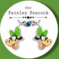 Clarabelle inspired handmade stud earrings