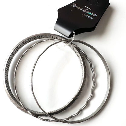 Pewter Bangle Set