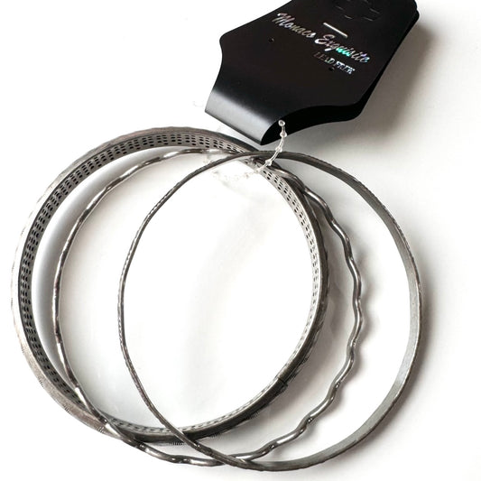 Pewter Bangle Set