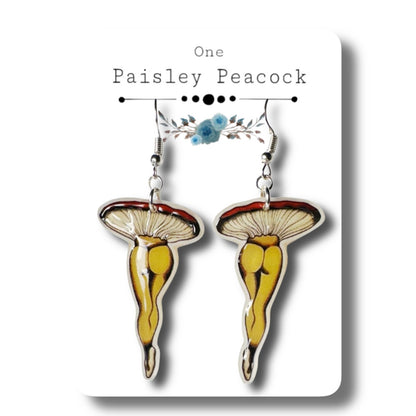 Mushroom Dangle Earrings