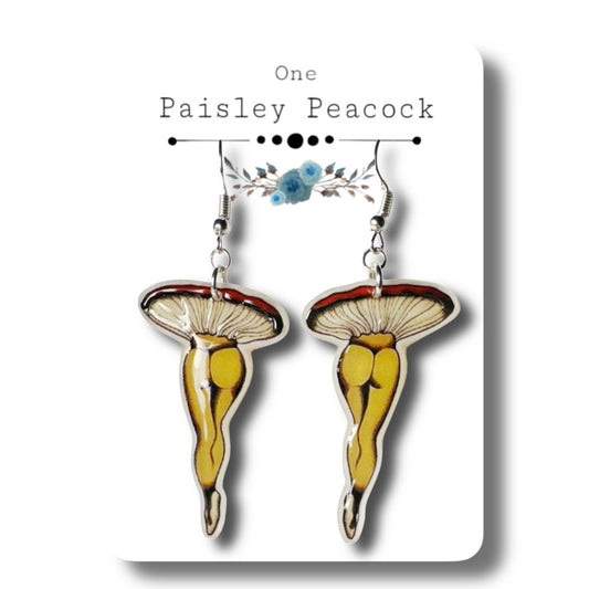 Mushroom Dangle Earrings
