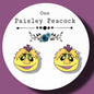 Puffnstuff inspired handmade stud earrings