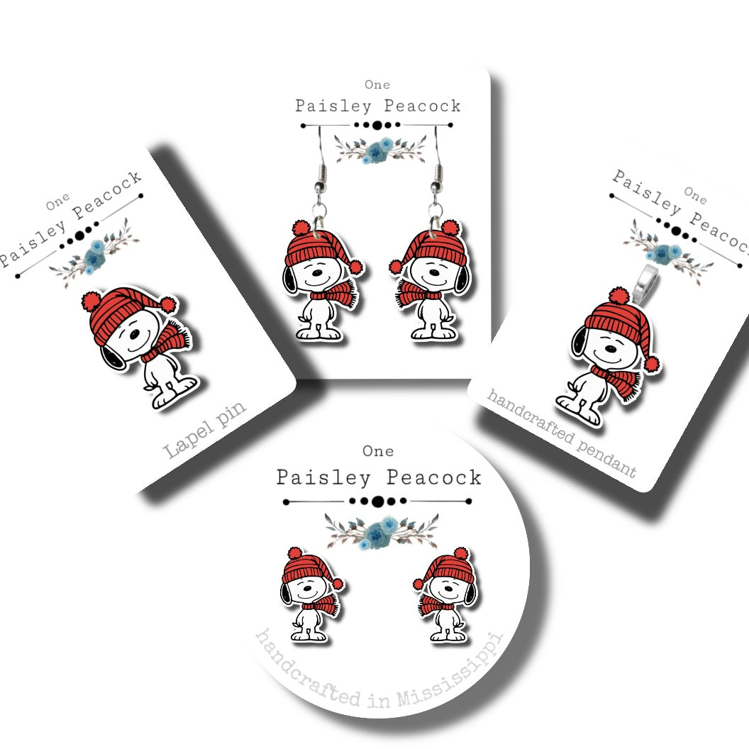 Snoopy hat scarf Jewelry