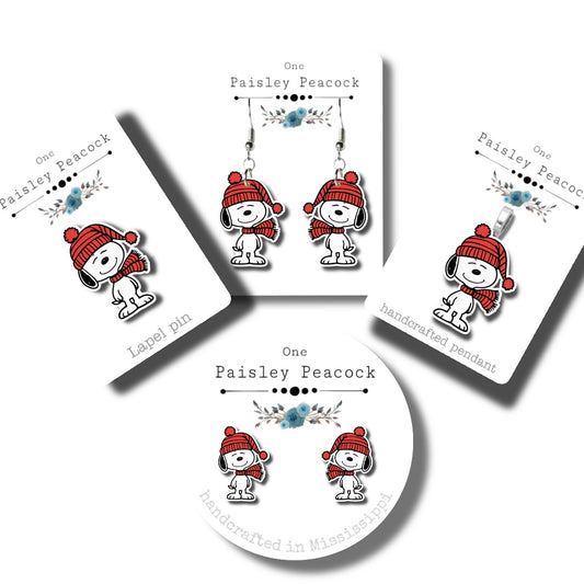 Snoopy hat scarf Jewelry