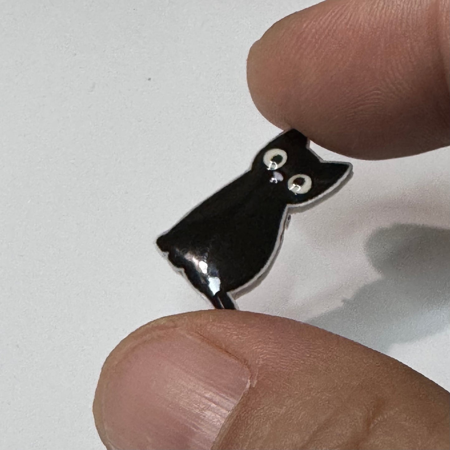 Black Cat Halloween stud earrings