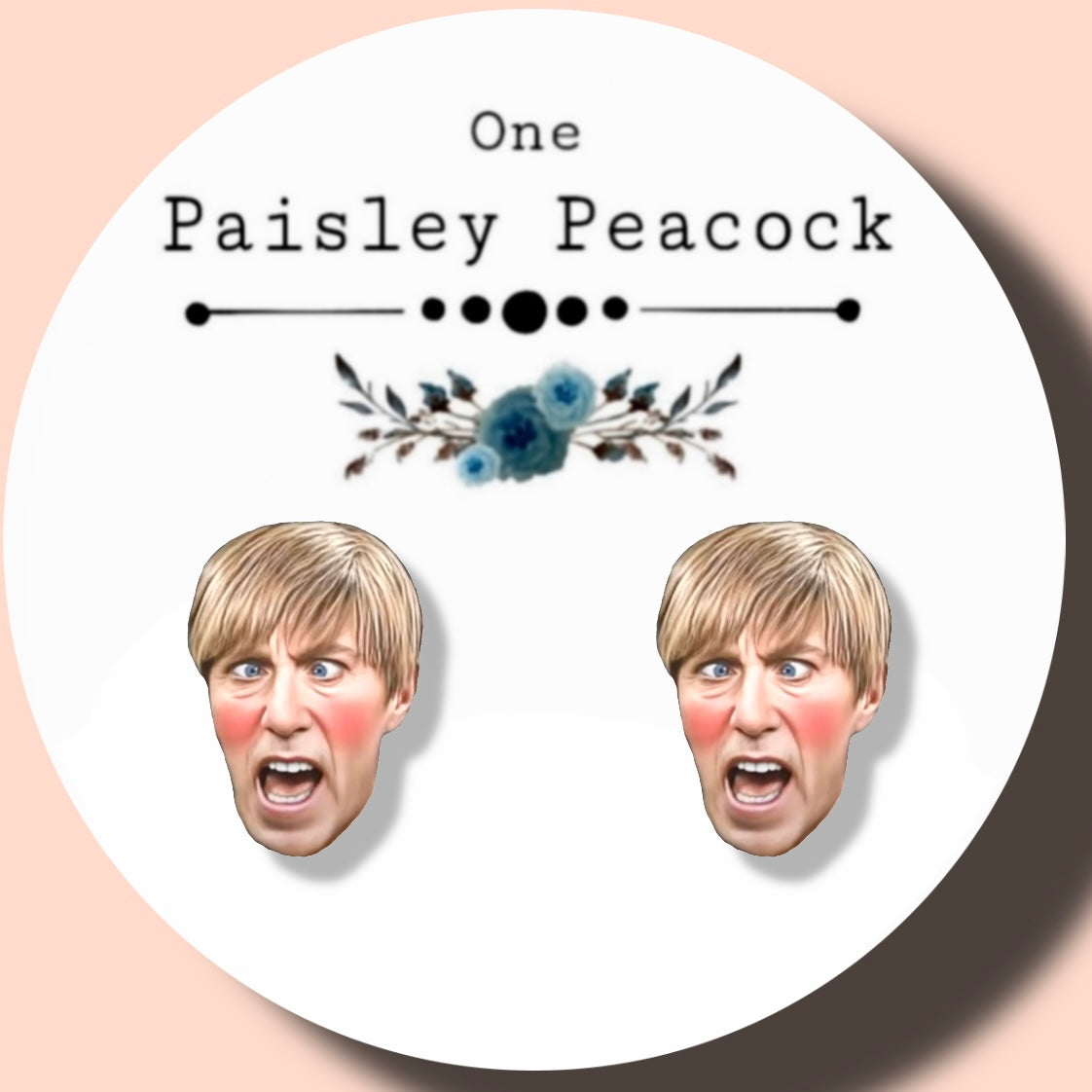 Stewart Mad TV inspired handmade stud earrings