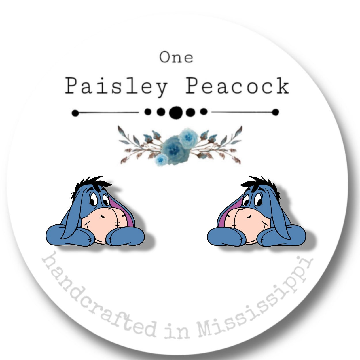 Winnie the Pooh stud earrings