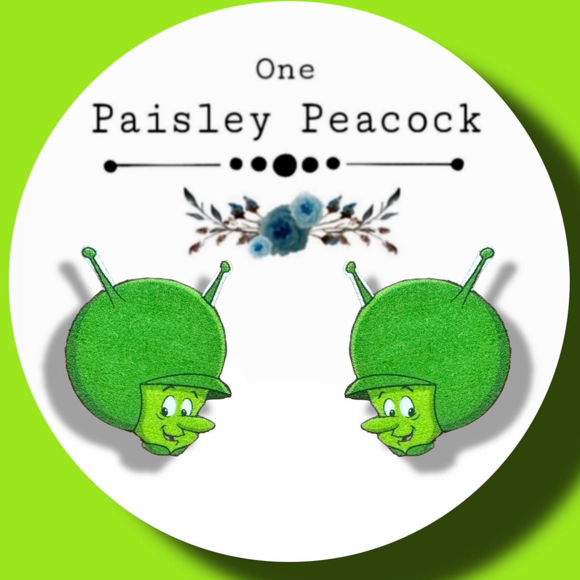 Gazoo inspired stud earrings handmade