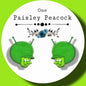 Gazoo inspired stud earrings handmade