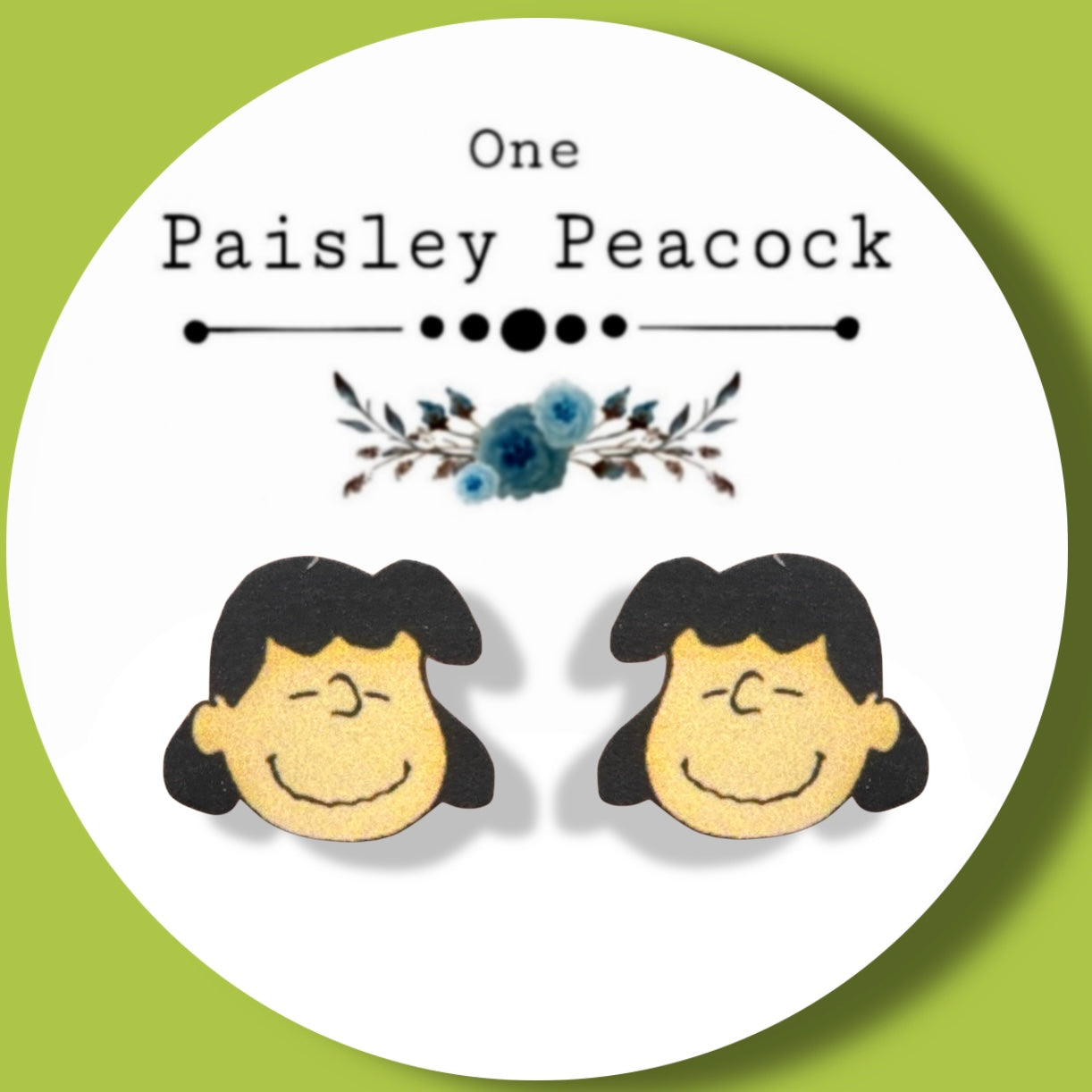 Lucy inspired handmade stud earrings