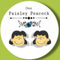 Lucy inspired handmade stud earrings