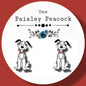Dollar Dog stud earrings