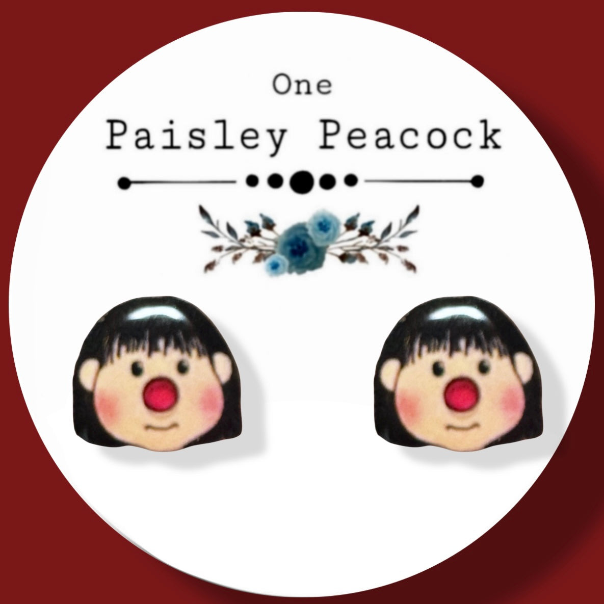 Molly Inspired Stud Earrings Big Comfy Couch handmade